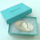 TIFFANY&Co. ティファニー マネークリップ ブックマーク 地球 SV925 レディース【中古】Bランク ギフト プレゼント