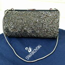 SWAROVSKI スワロフスキー ミニ パーティバッグ ラインストーン 2WAY バッグ レディース【中古】Aランク ギフト プレゼント