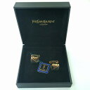 Yves Saint Laurent イヴサンローラン カフリンクス シルバー / ゴールドカラー 日本製 メンズ【中古】Bランク ギフト プレゼント