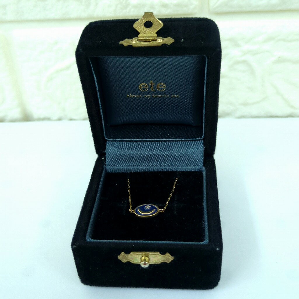 ete エテ K10 ブレスレット 月と星モチーフ アクセサリー レディース【中古】Bランク　ギフト　プレゼント