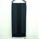 Gianni Versace ヴェルサーチ 100% ウール マフラー ブラック グレー メデューサ イタリア製 メンズ 【中古】Aランク ギフト プレゼント