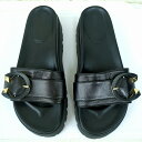 JIMMY CHOO ジミーチュウ Maiti Flat フラット サンダル 厚底 39 スペイン製 レディース【中古】Bランク ギフト プレゼント