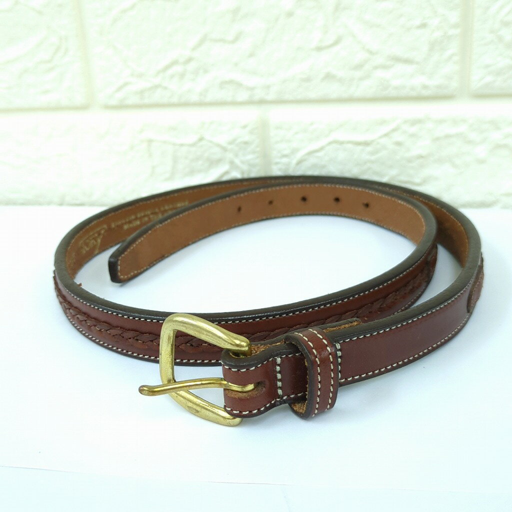 Tory leatherスタッズ付き　　　　　　　ブラウンベルト　32 中古品 Tory leatherスタッズ付き ブラウンベルト 32 中古品 TORY