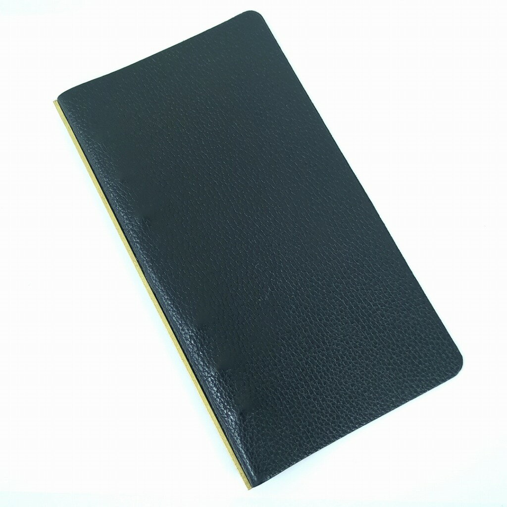 PLOTTER プロッター シュリンク ナローサイズ 6穴リング レザー バインダー ブラック 手帳カバー【中古..