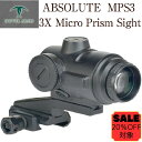 【SummerSALE20%OFFクーポン付対象商品】ノーベルアームズ ABSOLUTE MPS3(3X Micro Prism Sight) NOVEL ARMS 新商品 プリズムサイト ハイパー道楽 共同開発 ナイトビジョン 小型 軽量 送料無料