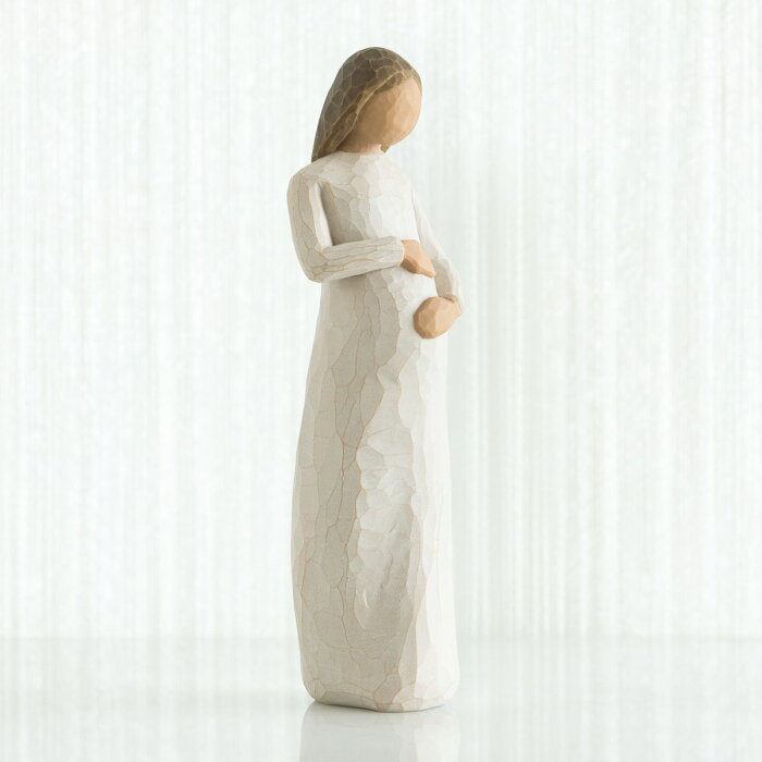 ウィローツリー彫像 いつくしみ | 妊婦 おしゃれな置物 大人向け フィギュア 人形 インテリア雑貨 Willow Tree Cherish 正規輸入品