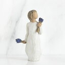ウィローツリー彫像 Lavender Grace ラベンダーの恵み 14cm 少女 | おしゃれ 置物 彫刻 大人向け フィギュア 人形 インテリア スーザン・ローディ Willow Tree 正規輸入品