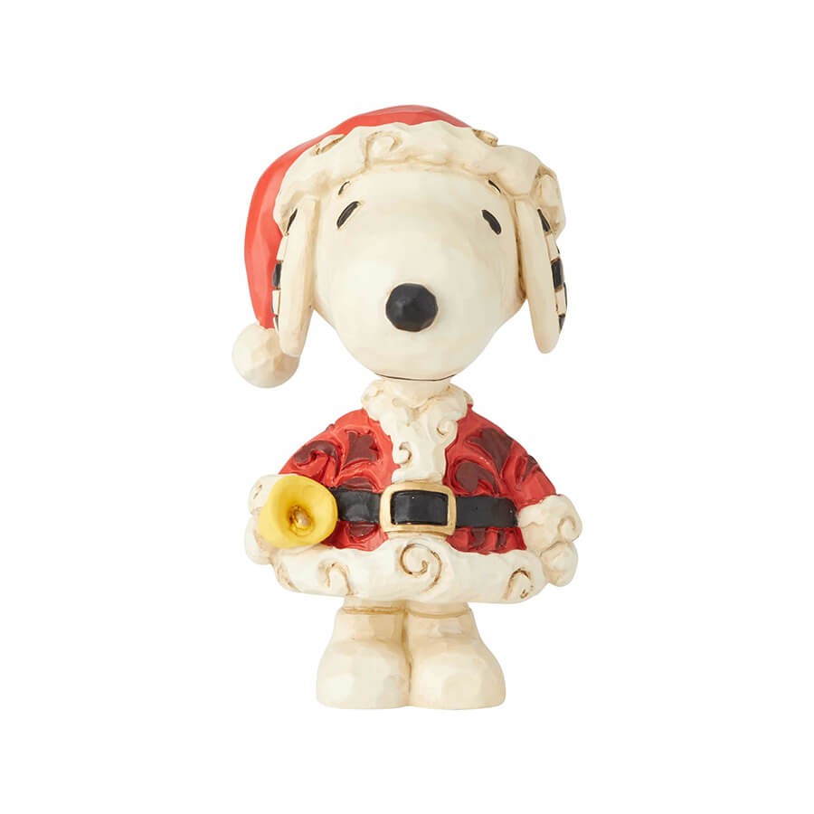 スヌーピー サンタ クリスマス ミニ 8.9cm | スヌーピー フィギュア 大人向け 人形 置物 ジムショア グッズ Snoopy Santa Mini Fig ジム・ショア ピーナッツ JIM SHORE PEANUTS 正規輸入品