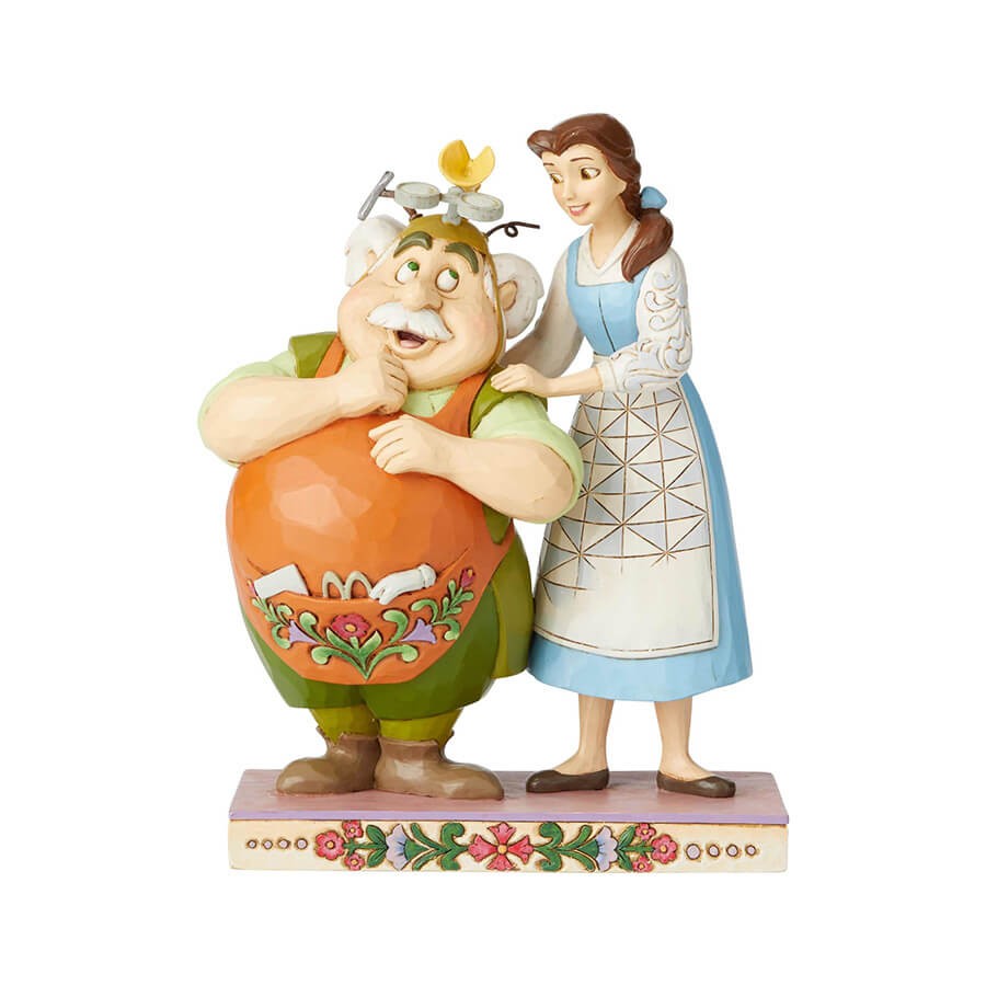 ベル & モーリス 22.9cm 美女と野獣 | ディズニー グッズ フィギュア 大人向け 人形 置物 彫刻 ジムショア ディズニー トラディションズ トラディション JIM SHORE DISNEY TRADITIONS 正規輸入品のサムネイル