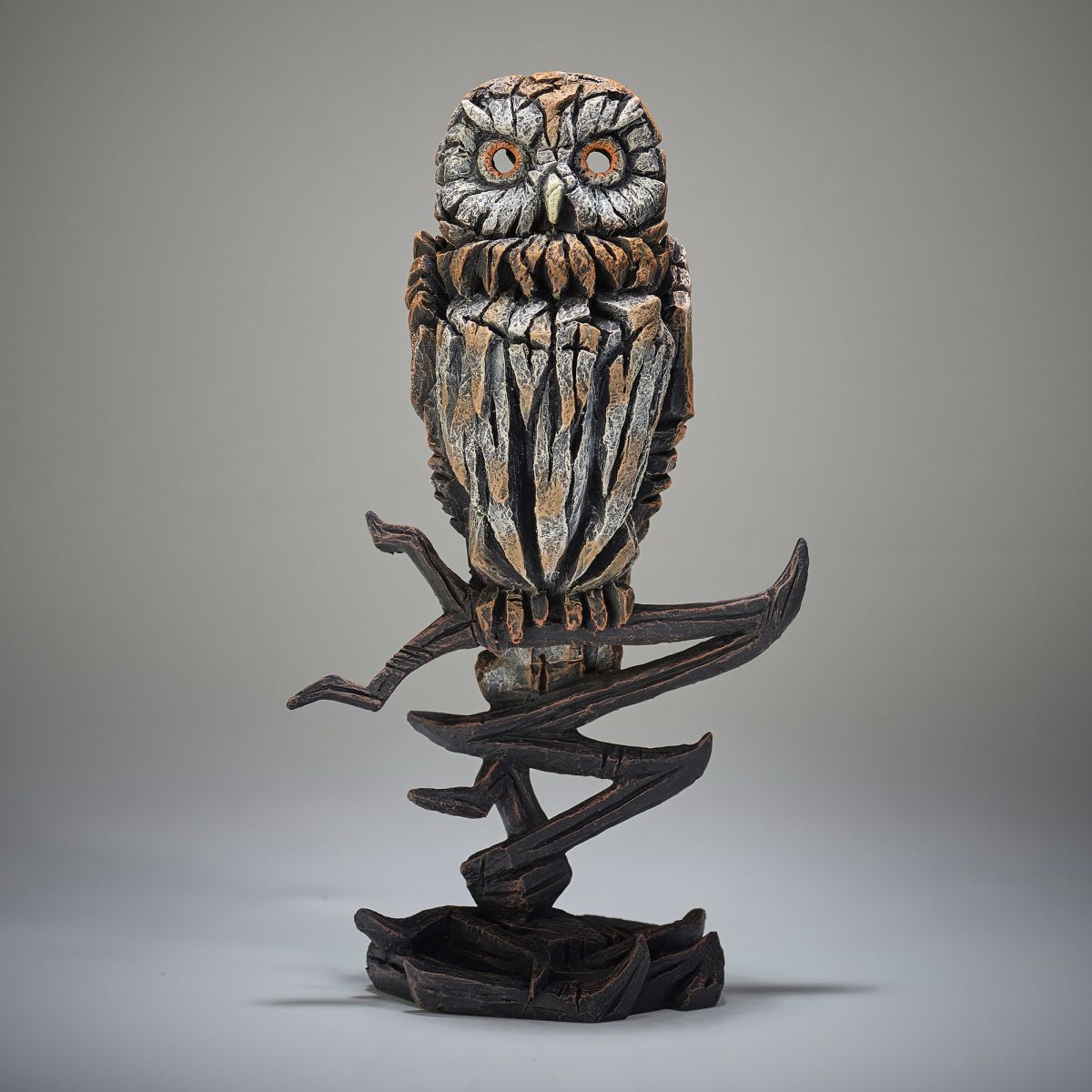 Edge Owl Small 幅18.1x奥行11.6x32.2 cm | 彫刻 置物 オブジェ フィギュア 動物 大きい リアル アート マット・バックリー 正規輸入品