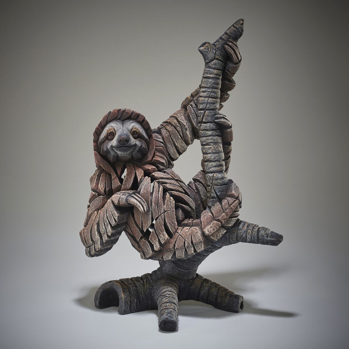 Edge Sloth 幅38.5x奥行22.3x38.7(cm) | 彫刻 置物 オブジェ フィギュア 動物 大きい リアル アート マット・バック…