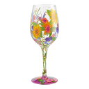 Lolita ワイングラス WINE IN THE GARDEN 22.4cm | かわいい おしゃれ ポップ モダン デザイン食器 アート ロリータ・ヤンシー 正規輸入品