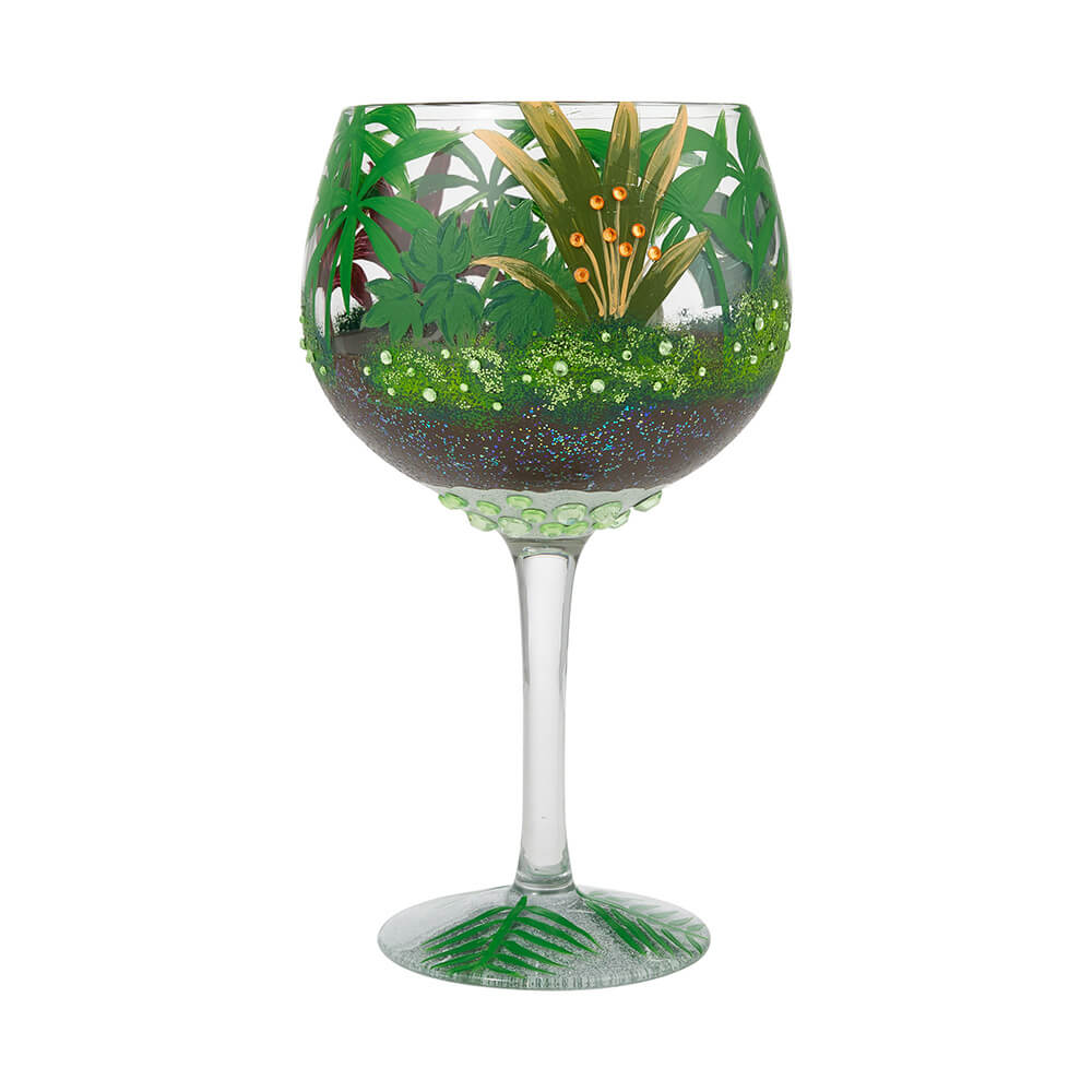 グラス Lolita ワイングラス JUNGLE TERRARIUM 19.4cm | かわいい おしゃれ ポップ モダン デザイン食器 アート ロリータ・ヤンシー 正規輸入品