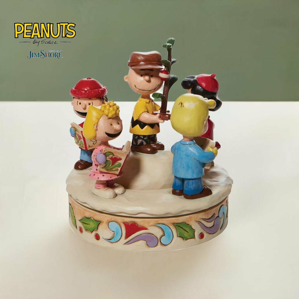 チャーリーブラウン クリスマス バンド 16.5cm クリスマス | ジムショア ピーナッツ グッズ フィギュア 人形 置物 彫刻 正規輸入品