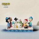 ピーナッツ ギャング 雪だるまつくろう 13cm クリスマス | ジムショア グッズ フィギュア 人形 置物 彫刻 正規輸入品