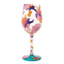 Lolita ワイングラス Funky Florals 22.4cm かわいい おしゃれ ポップ モダン デザイン食器 アート ロリータ ヤンシー 正規輸入品