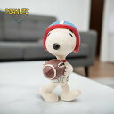 スヌーピー フットボール ミニ 8cm | ジムショア ピーナッツ グッズ フィギュア 人形 置物 彫刻 正規輸入品