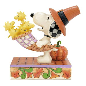 スヌーピー コルヌコピア 13.5cm ハロウィン | ジムショア ピーナッツ グッズ フィギュア 人形 置物 彫刻 正規輸入品