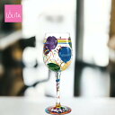 Lolita ワイングラス Aged to Perfection 22.8cm 完璧な熟成 | かわいい おしゃれ ポップ モダン デザイン食器 アート ロリー...