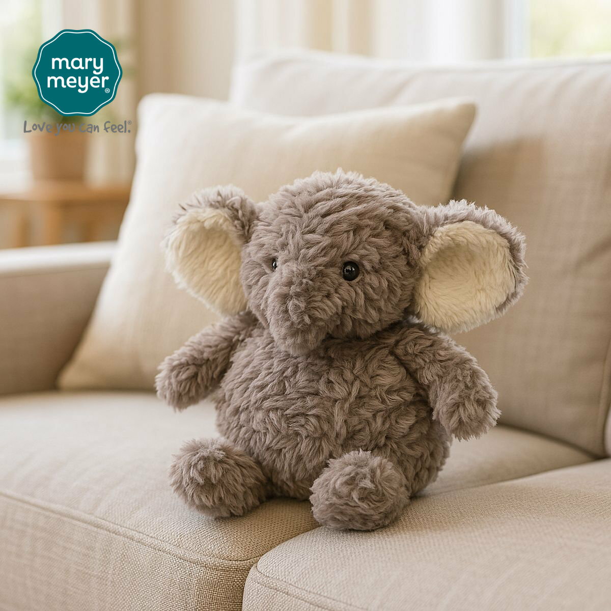 メリーマイヤー エレファント パル 15cm | ぬいぐるみ アゲインフレンズ エコ サステナブル リサイクル 動物 どうぶつ ファーストトイ ベビー 赤ちゃん こども Mary Meyer Again Friends 正規輸入品