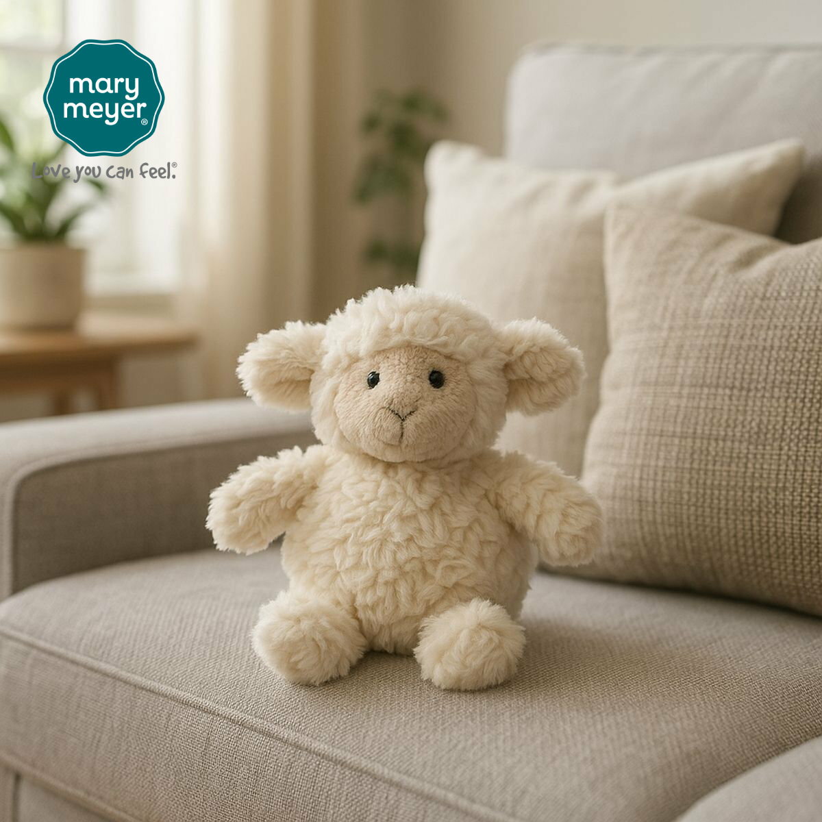 メリーマイヤー ラム パル 15cm | ぬいぐるみ アゲインフレンズ エコ サステナブル リサイクル 動物 どうぶつ ファーストトイ ベビー 赤ちゃん こども Mary Meyer Again Friends 正規輸入品