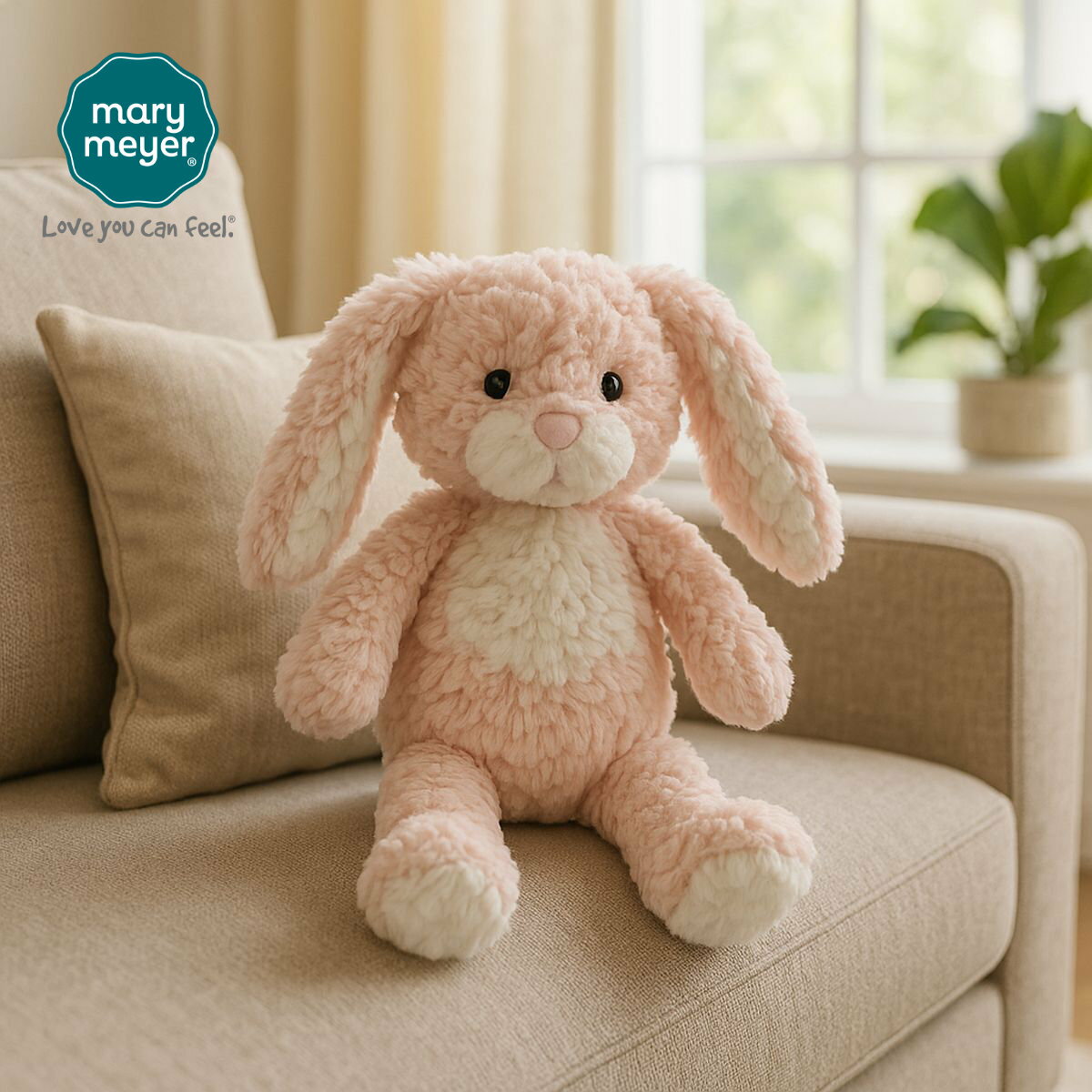 メリーマイヤー パティ ナーサリー ミュージカルバニー オルゴール 23cm ウサギ | ぬいぐるみ ナチュラルカラー 動物 どうぶつ ファーストトイ ベビー 赤ちゃん こども Mary Meyer Putty 正規輸入品