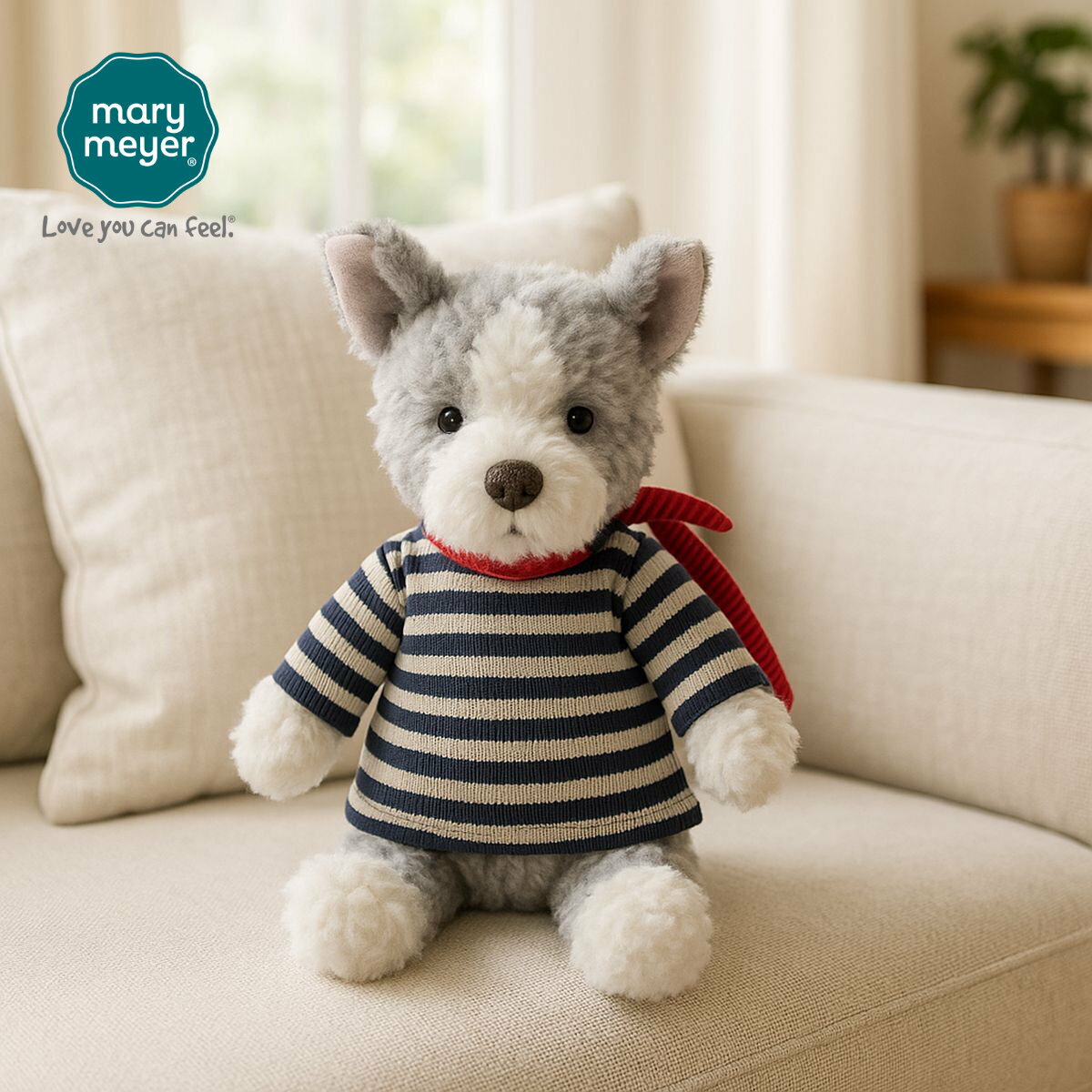 Dog - メリーマイヤー スタイルスカウト グラフトンテイルズ 25.5cm いぬ | ぬいぐるみ ナチュラルカラー 動物 どうぶつ ファーストトイ ベビー 赤ちゃん こども Mary Meyer 正規輸入品