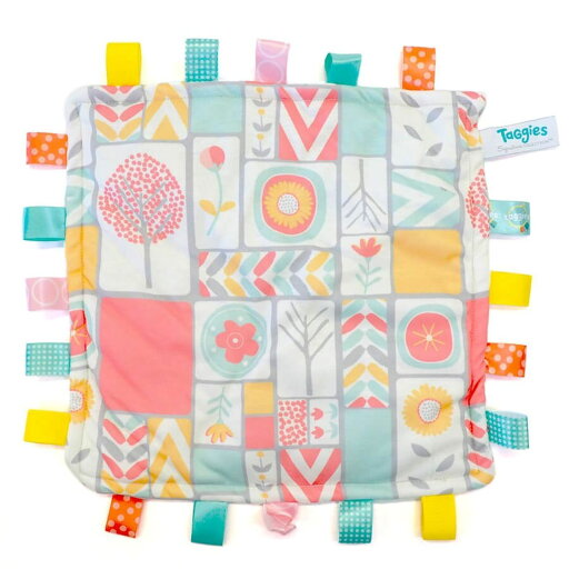 メリーマイヤー タギーズ コンフィブランケット カラーブロック 30cm | 毛布 タオル ベビー 赤ちゃん 0歳 用品 安全 Mary Meyer 正規輸入品