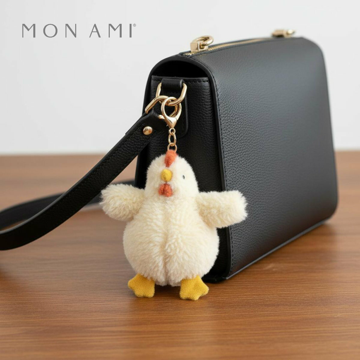 乐天商城 - 【スーパーSALE割引】 ヘーゼルヘン バッグチャーム 9cm | モナミ ぬいぐるみ 雑貨 アート デザイン かわいい ファーストトイ ギフト プレゼント Mon Ami 正規輸入品