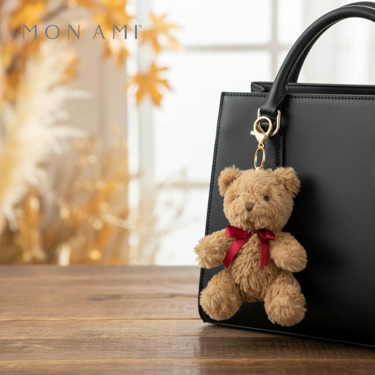 Key Holder - ハギーベア バッグチャーム 13cm | モナミ ぬいぐるみ 雑貨 アート デザイン かわいい ファーストトイ ギフト プレゼント Mon Ami 正規輸入品
