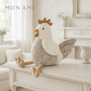 【スーパーSALE割引】 ヘスター フレンチ ヘン 27.5cm ニワトリ | モナミ ぬいぐるみ 雑貨 アート デザイン かわいい ファーストトイ ギフト プ...