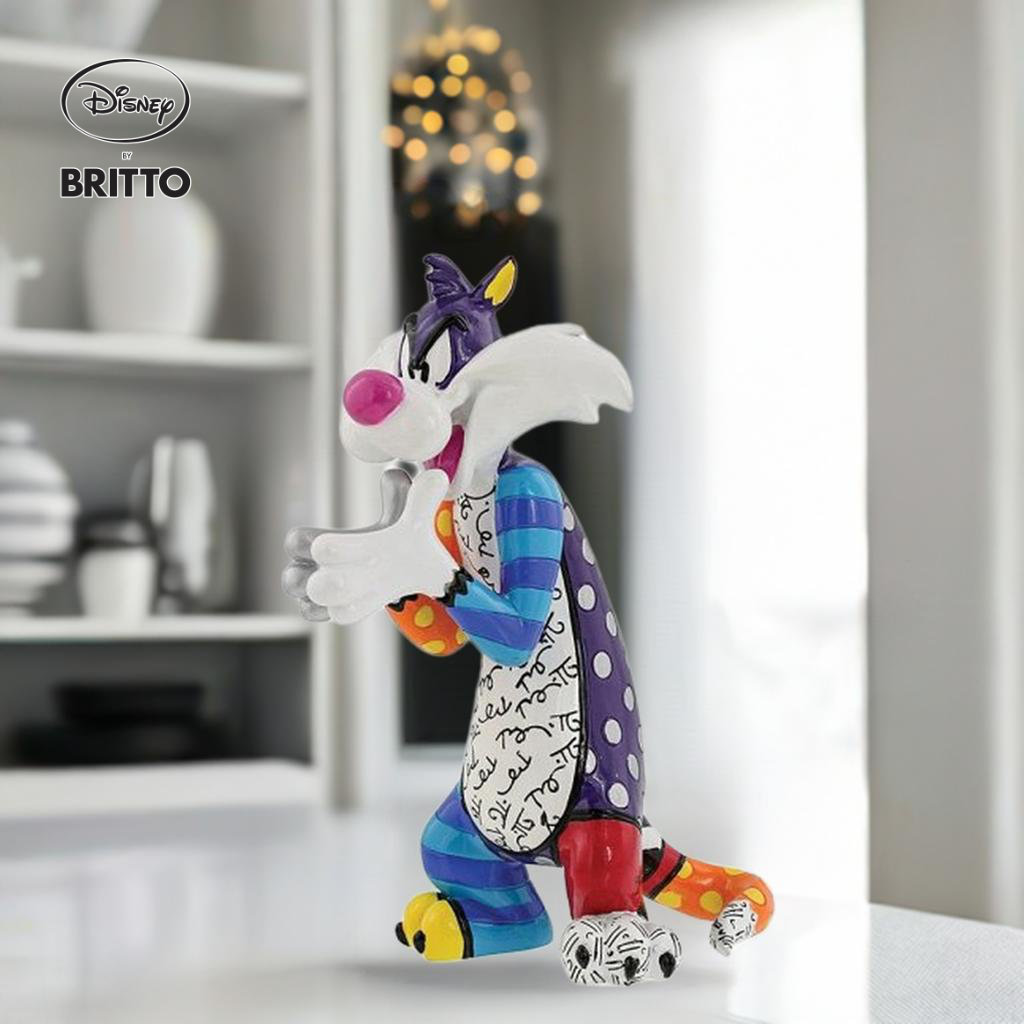 シルベスター Romero Britto 17cm | ロメロ・ブリット デザイン アート 正規輸入 ...