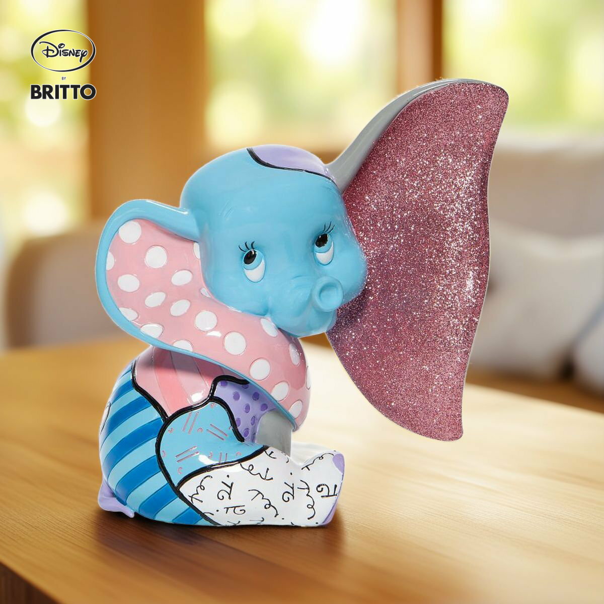 乐天商城 - 【スーパーSALE割引】 ベビー ダンボ 18cm | ロメロ・ブリット Romero Britto デザイン アート 正規輸入品