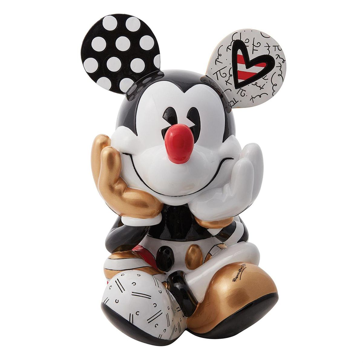 ミッキー お座りポーズ Romero Britto 36cm | ロメロ・ブリット デザイン アート ...