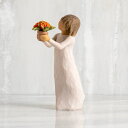 ウィローツリー彫像 Little Things - 小さな心遣い 13.4cm 少女 | おしゃれ 置物 彫刻 人形 インテリア スーザン・ローディ 正規輸入品