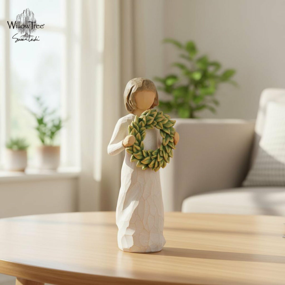 ウィローツリー彫像 Magnolia - マグノリア 13.5cm 果実・植物 少女 | おしゃれ 置物 彫刻 人形 インテリア スーザン・ローディ 正規輸入品