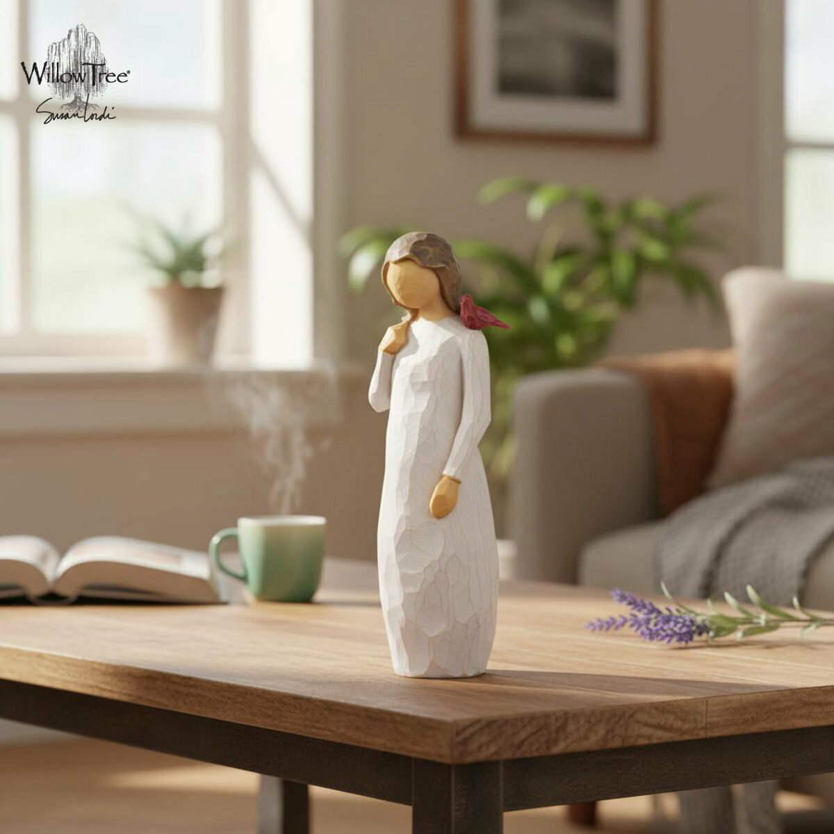 ウィローツリー彫像 Messenger - 伝え手 14cm 少女 | おしゃれ 置物 彫刻 人形  ...