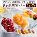 送料無料 【 リッチ果実バー 5種×2