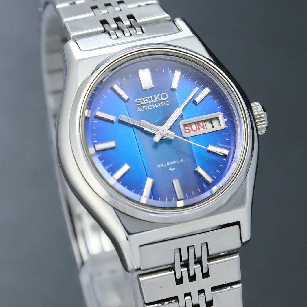 【稼働】セイコー 2406-0060 自動巻き レディース ベルト15.5cm