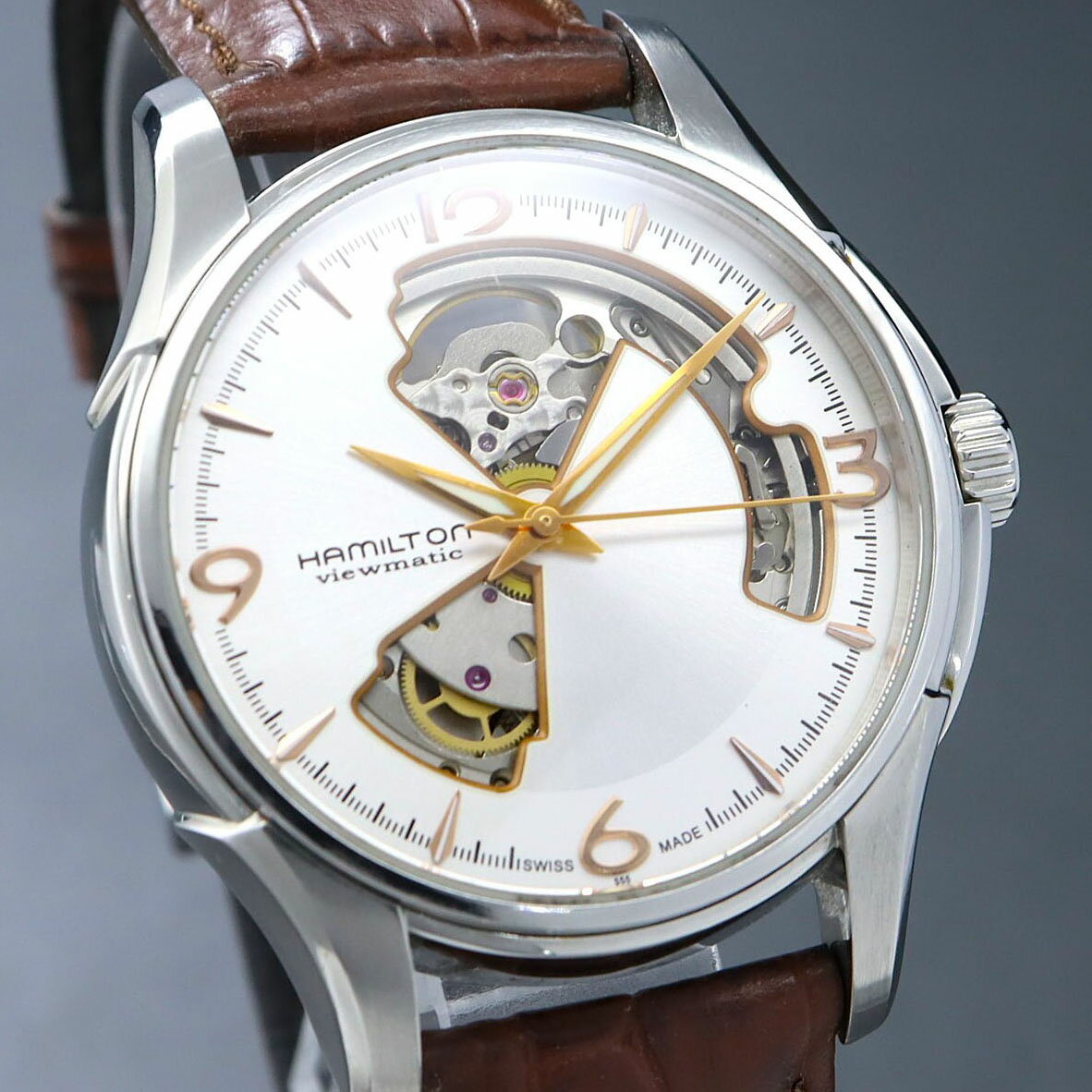 【稼働】ハミルトン ジャズマスター H325650 自動巻き メンズ 腕時計