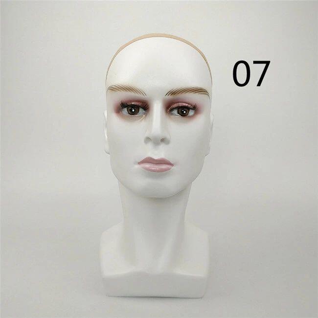 MUKU楽天市場店の8色展開　リアル ヘッドマネキン 頭部 ウィッグスタンド マネキン ヘッド カツラ 理容院 美容院 ヘッドディスプレイ スタンド ヘッドトルソー カット練習用 ウィッグ手入れ 男型｜アングル3