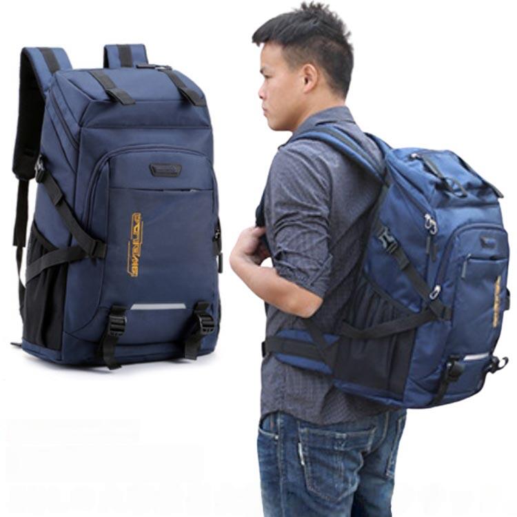 Rakuten - リュック 50L メンズ バックパック 大容量 機内持込可 レディース 撥水 登山 通学 通勤 男女兼用 スポーツリュック ジムバッグ アウトドア 高校生 部活 出張 旅行 プレゼント