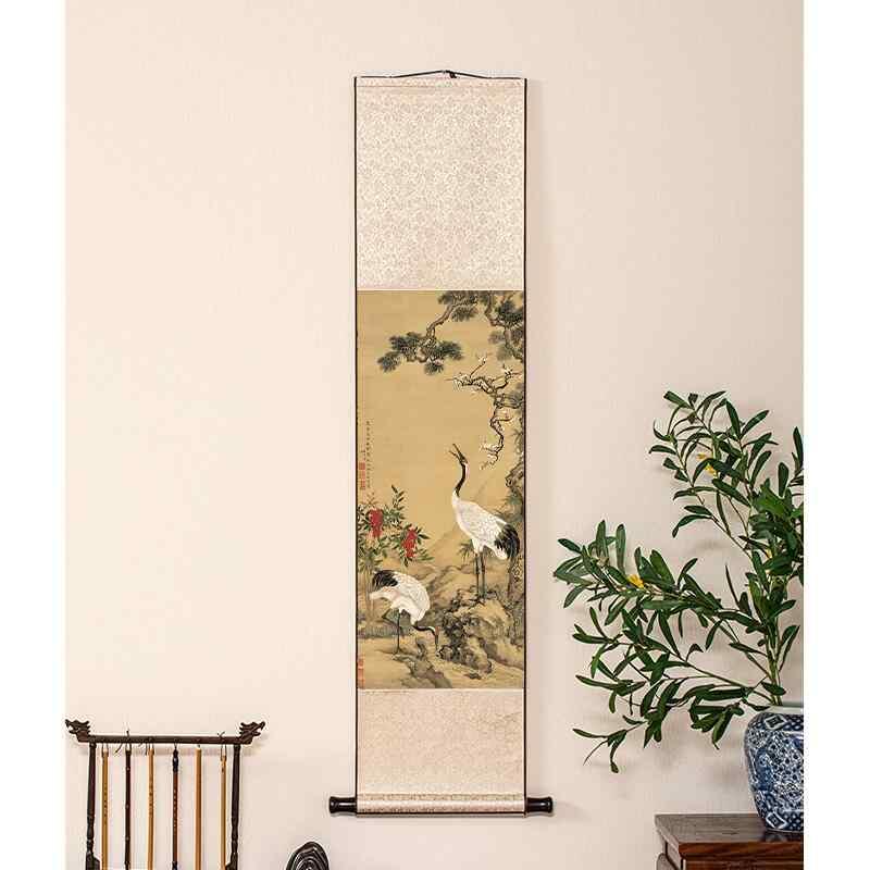 楽天市場】鶴 絵（掛軸｜アート・美術品・骨董品・民芸品）：ホビーの通販
