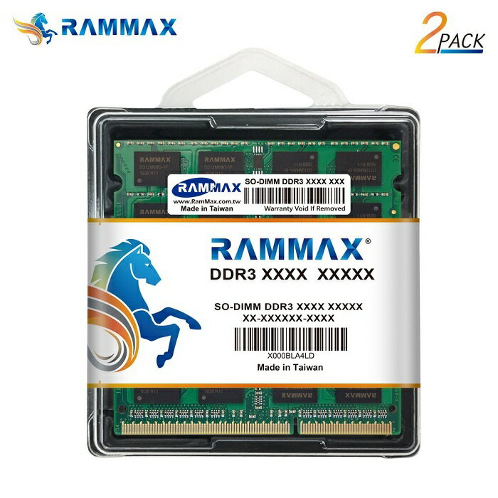 3051 RAMMAX RM-SD1333-D8GB (4GB 2枚組）　DDR3 1333　(PC-10600) 8GB Dual