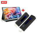 WINTEN モバイルモニター 15.6インチ【ワイヤレスHDMI セット】ゲーミング モニター 1080P 高画質 パソコンモニター フルHD ディスプレイ ...
