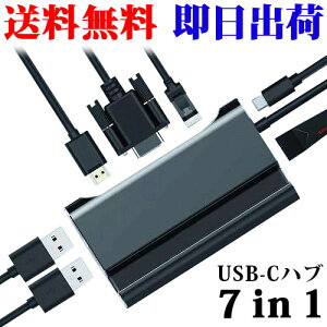 5226 USB type-Cϥ 7ݡ ®ž USB3.0̵ ¨в١ۥޥۥɤˤʤ ¿ǽHUB WT-CS07-BK(֥å) / WT-CS07-SL(С) USB type-C to HDMI VGA LAN USB3.0x3 type-Cx1(PD) USB-PDб