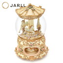 スノードーム プレゼント【安心保証 送料無料 代引き無料】JARLL PA1201 オルゴール (ぜんまい式) ライト(単三電池) 回転式 スノーグローブ クリ...