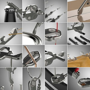 マルチツール Geekey 【国内正規代理店商品】 キーサーズに16+以上の機能を搭載した 鍵型 マルチツール送料無料通販格安セール情報 楽天 通販