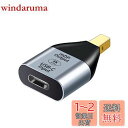 NFHK USB-CタイプC Mini DisplayPort DP HDTVアダプタ4K 60Hz 1080p