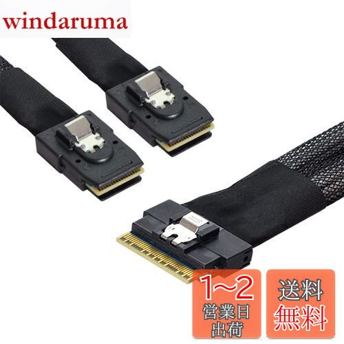 NFHK PCI-E ȥݡ 饤 SAS  4.0 SFF-8654 8i 74ԥ󢪥ǥ奢 SFF-8087 M...